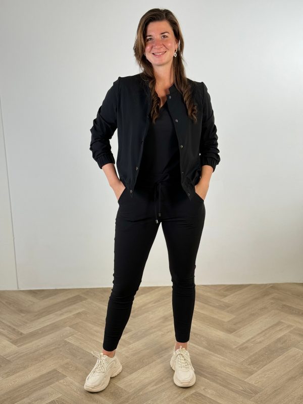 Travelstof bomber Soof black - Afbeelding 7