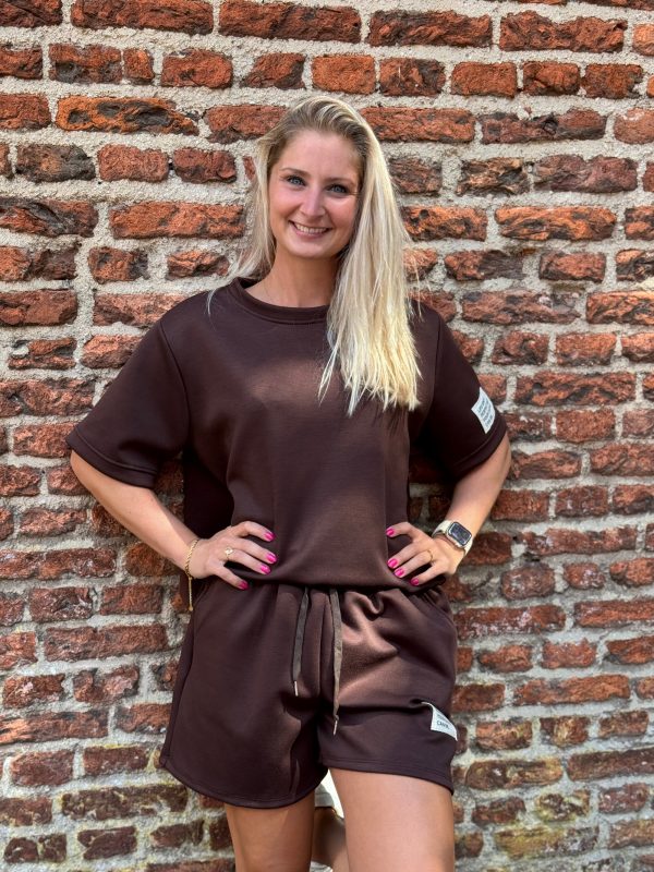 Short & shirt Rebecca choco