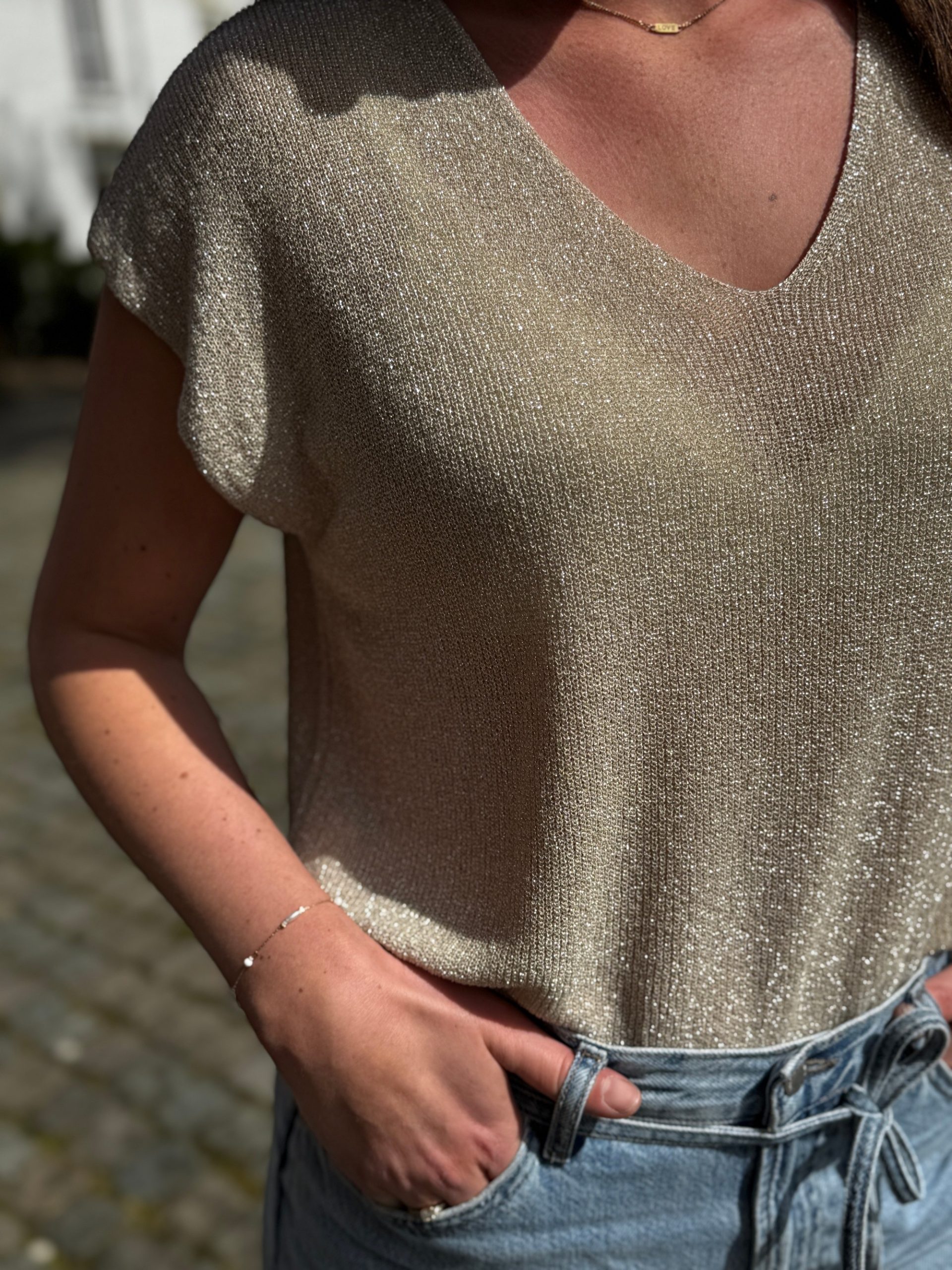 Topje Manouk beige - Afbeelding 3