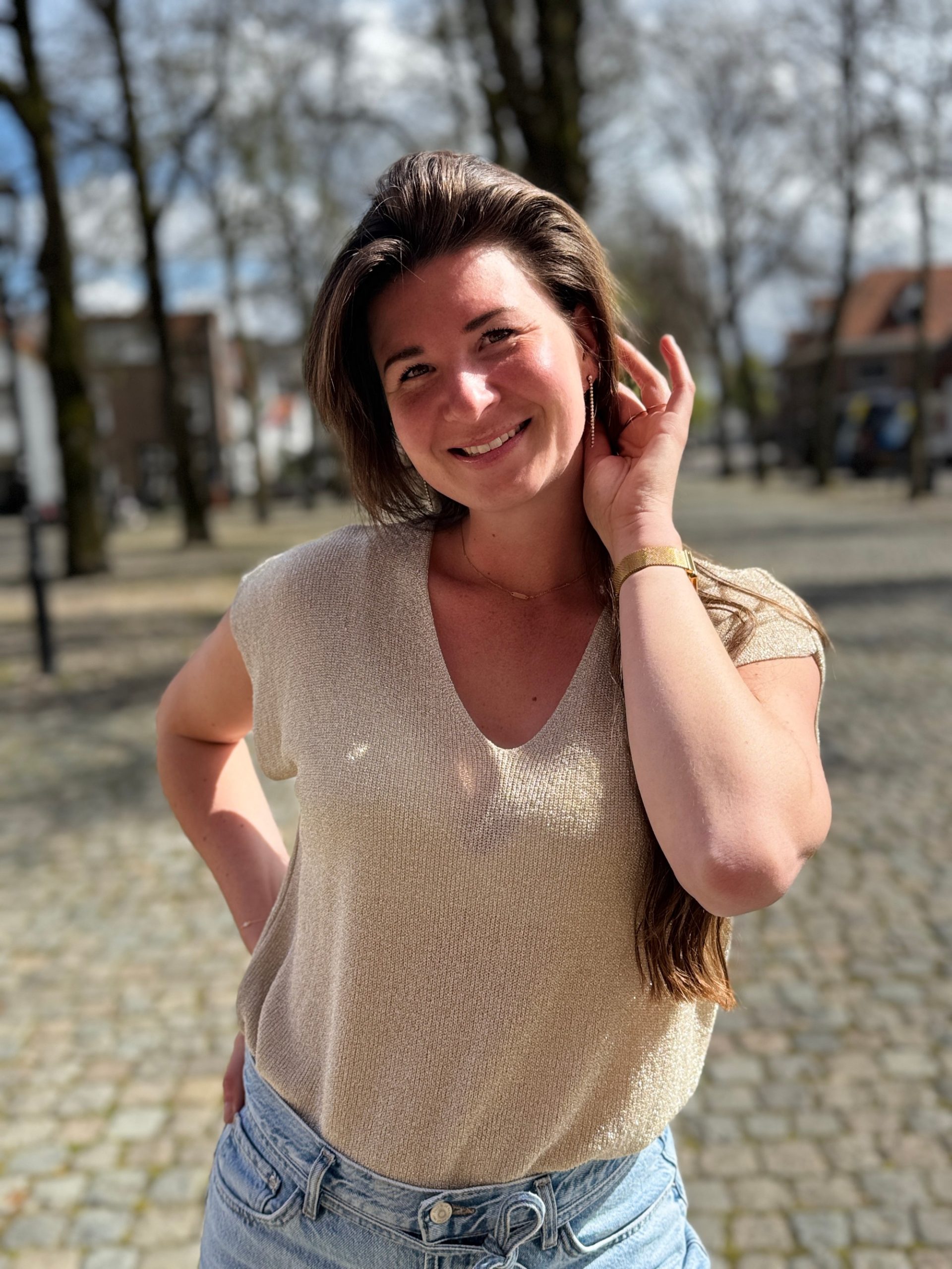 Topje Manouk beige - Afbeelding 7