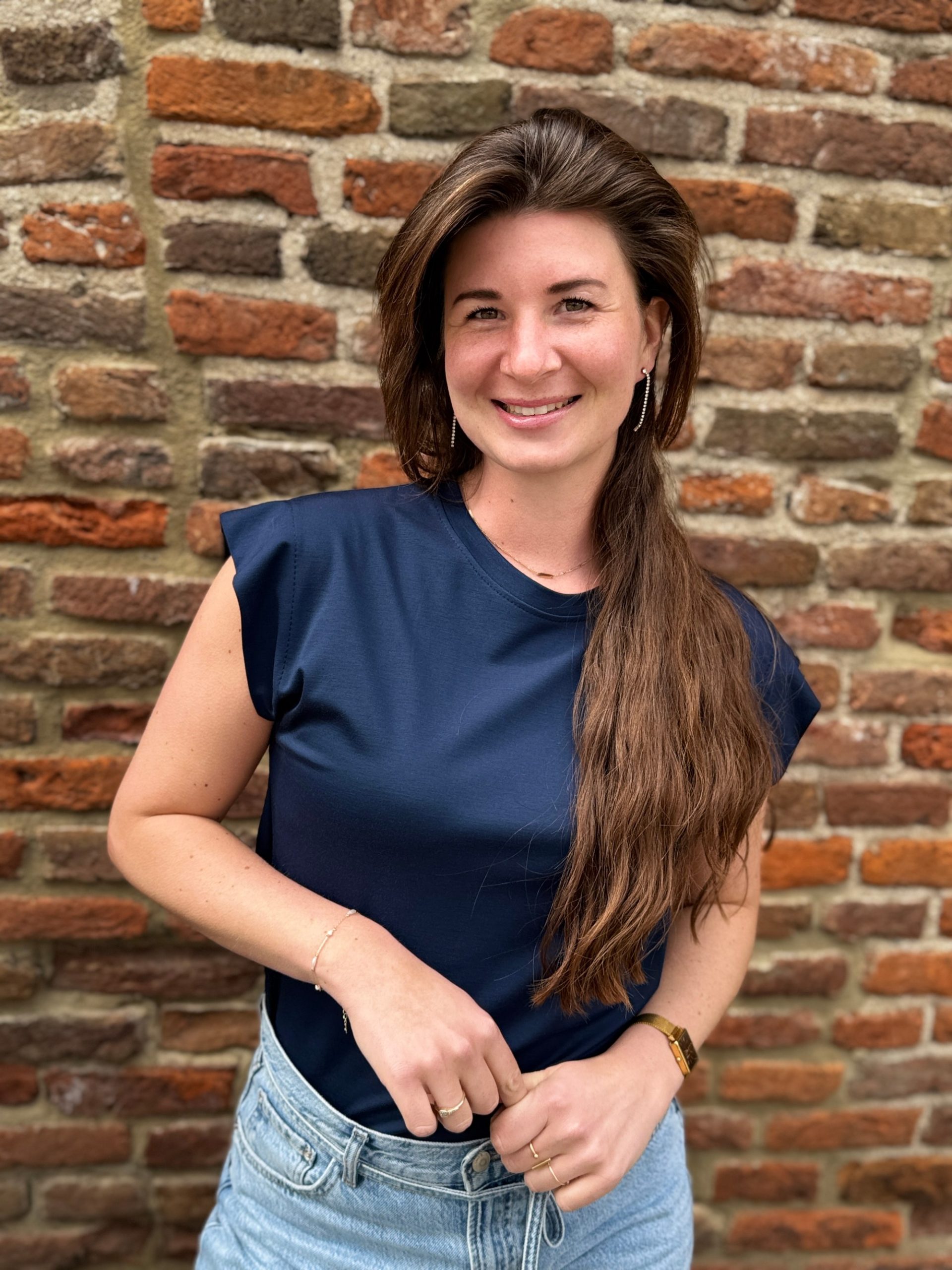 Topje Romee navy - Afbeelding 4