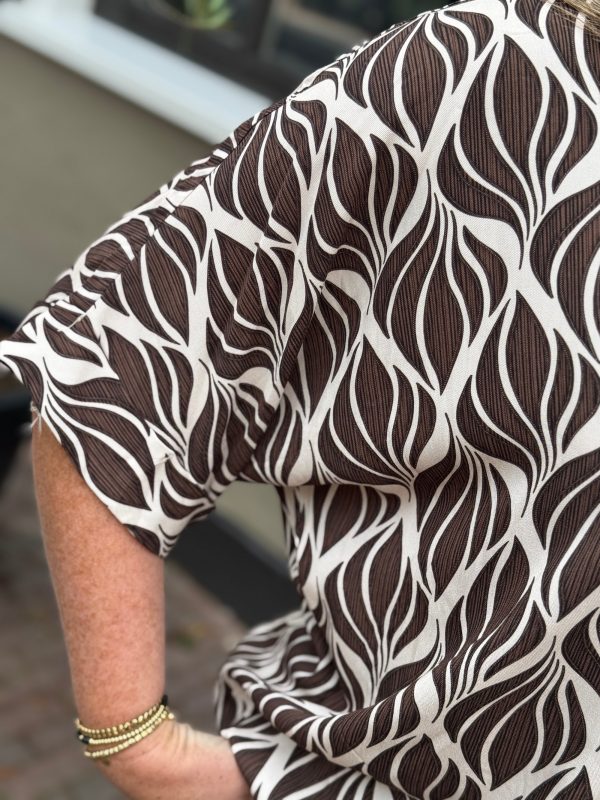 Blouse Esmee choco - Afbeelding 4