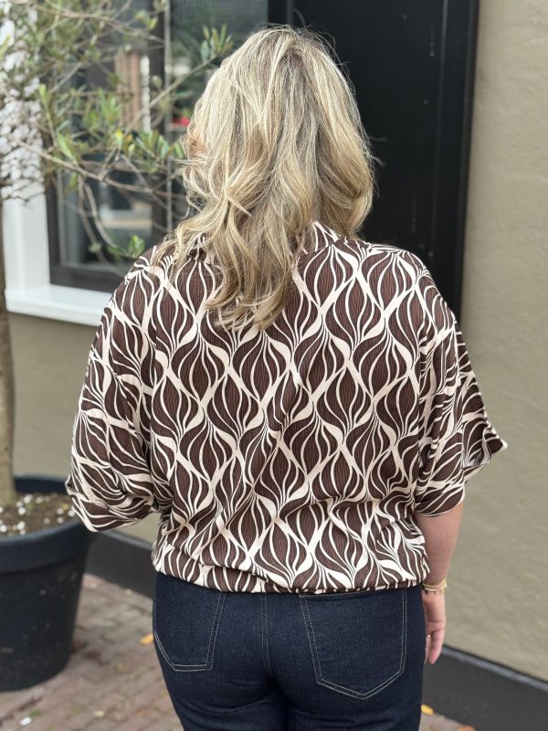 Blouse Esmee choco - Afbeelding 7