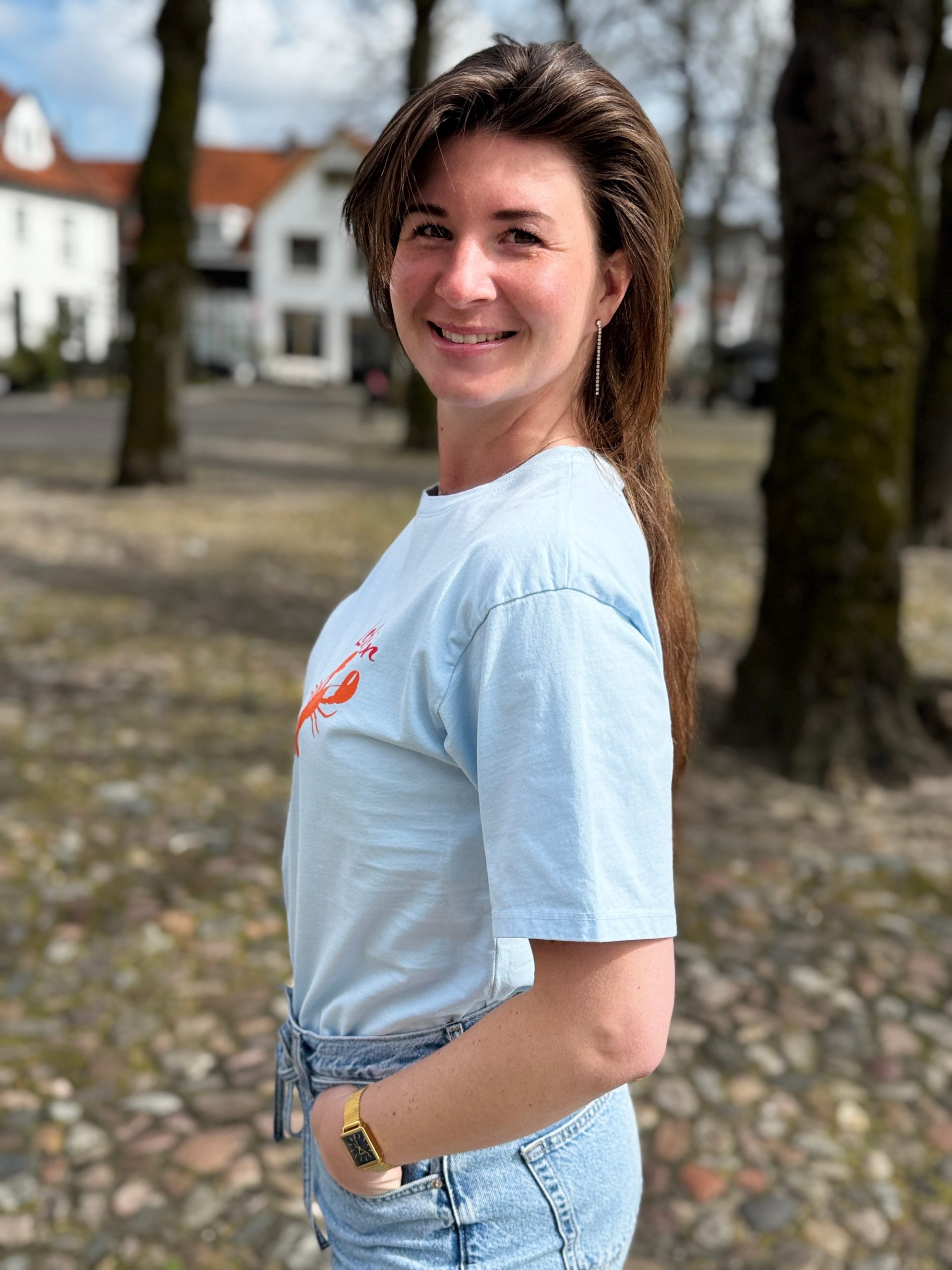 Shirtje Lobster blauw - Afbeelding 3