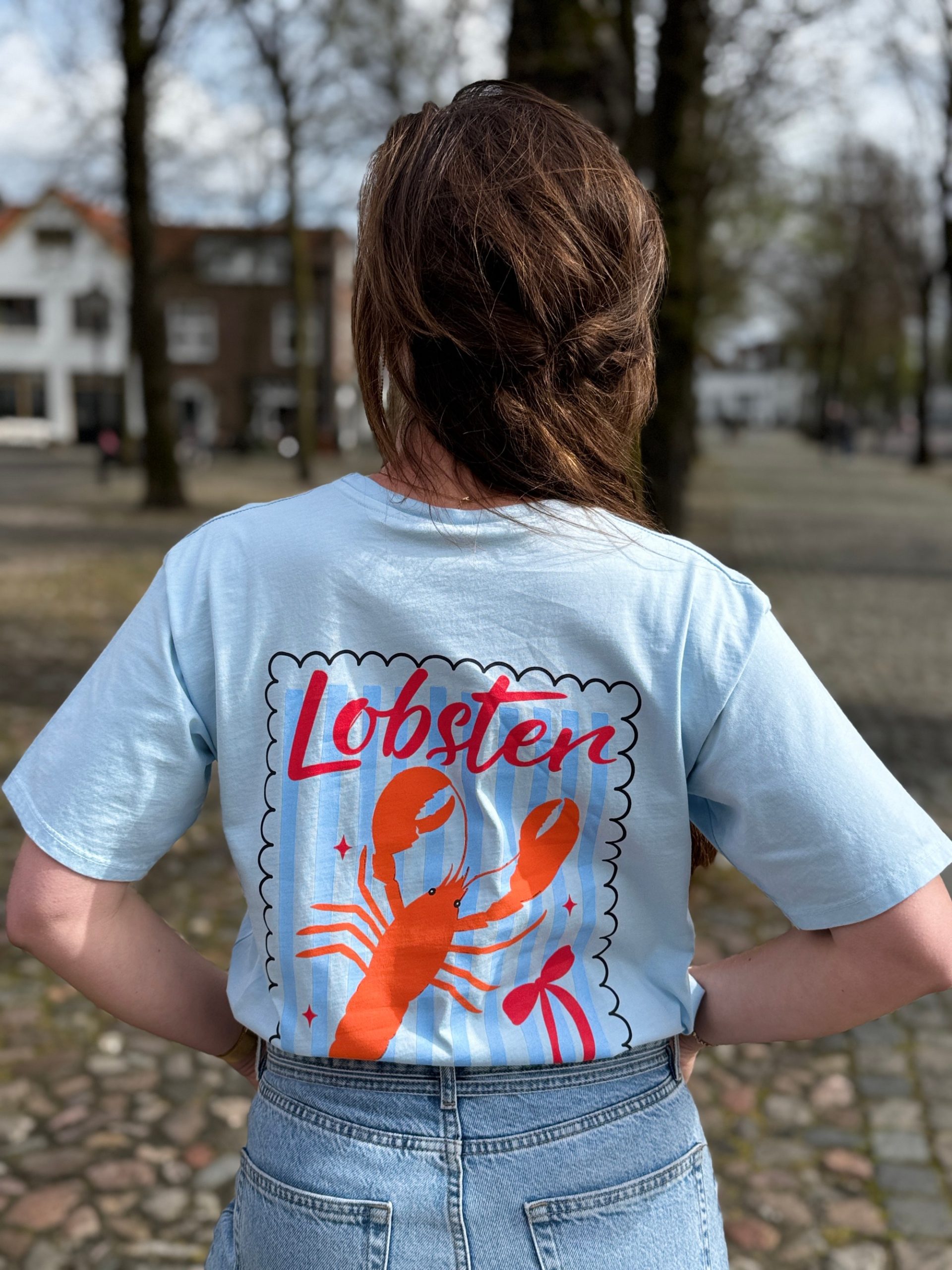 Shirtje Lobster blauw