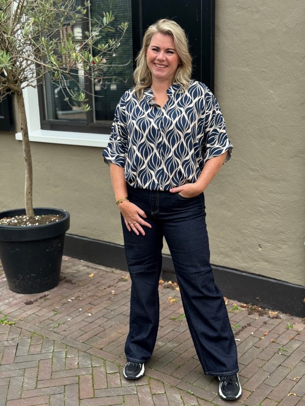 Blouse Esmee navy - Afbeelding 8