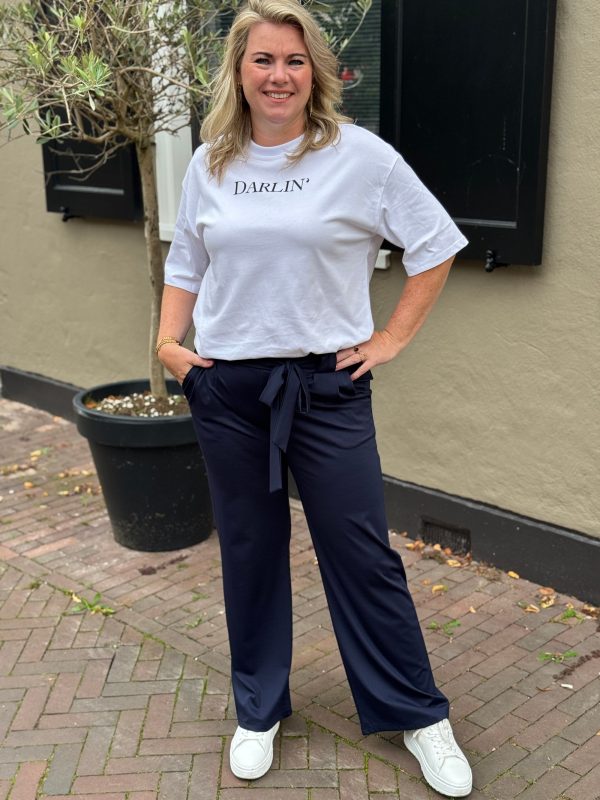Broek Amber navy - Afbeelding 3