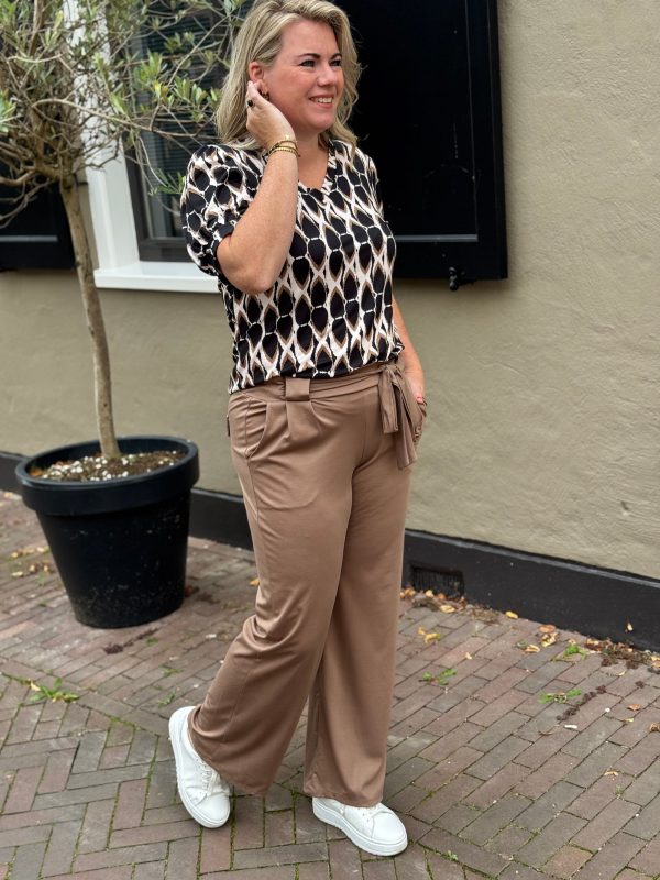 Broek Amber camel - Afbeelding 2