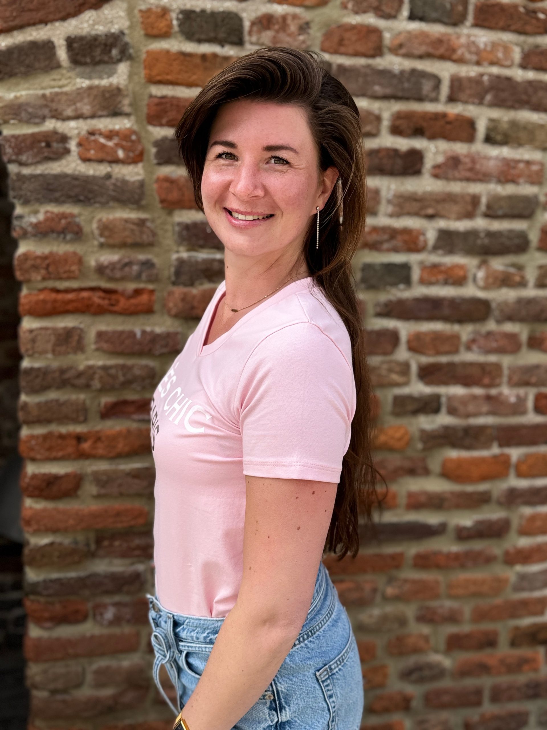 Shirtje Tres Chic roze - Afbeelding 2