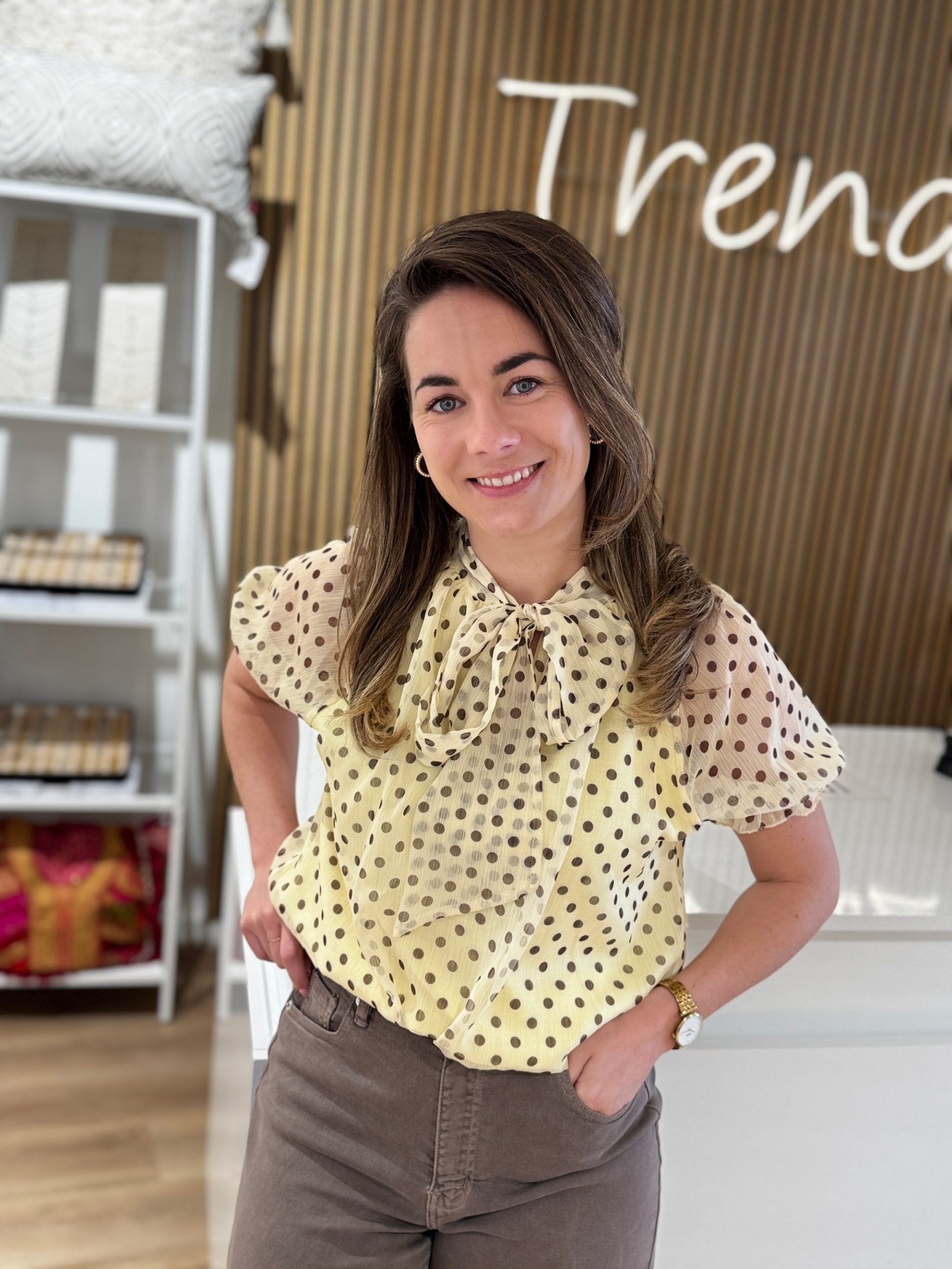 Blouse Jill geel - Afbeelding 2