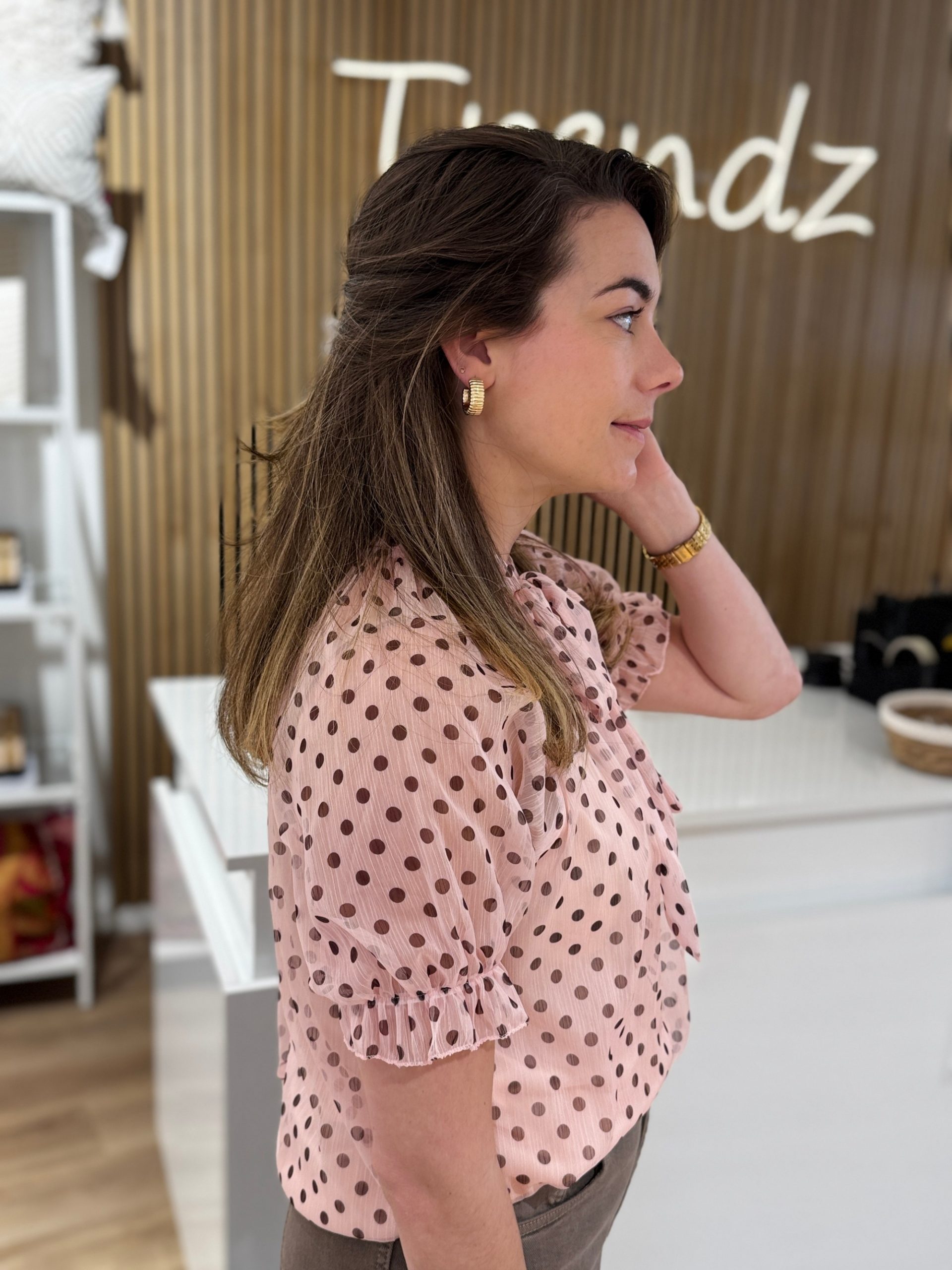 Blouse Jill roze - Afbeelding 2