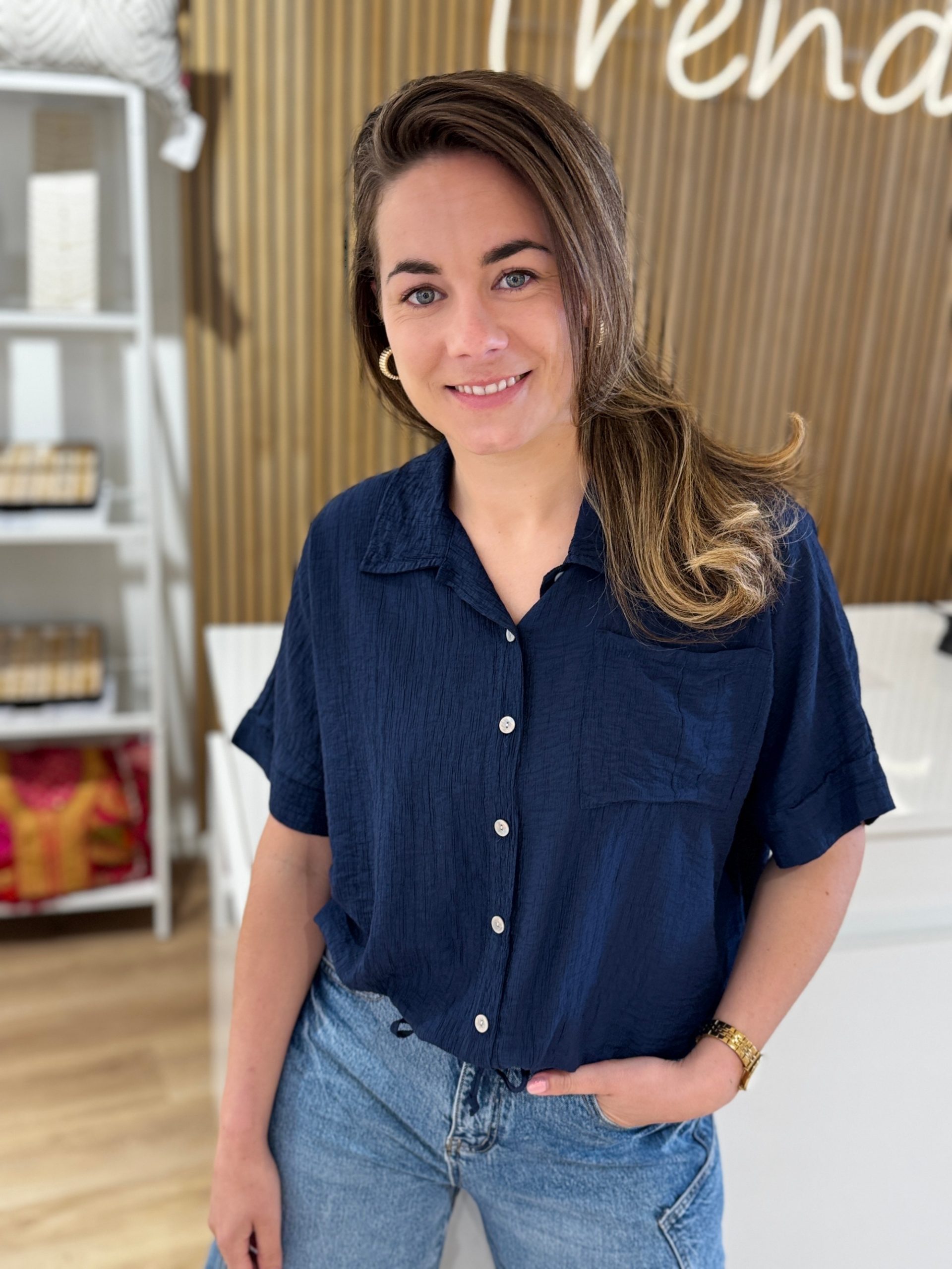 Blousetop Jolee navy