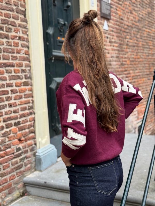 Trui NY bordeaux - Afbeelding 8