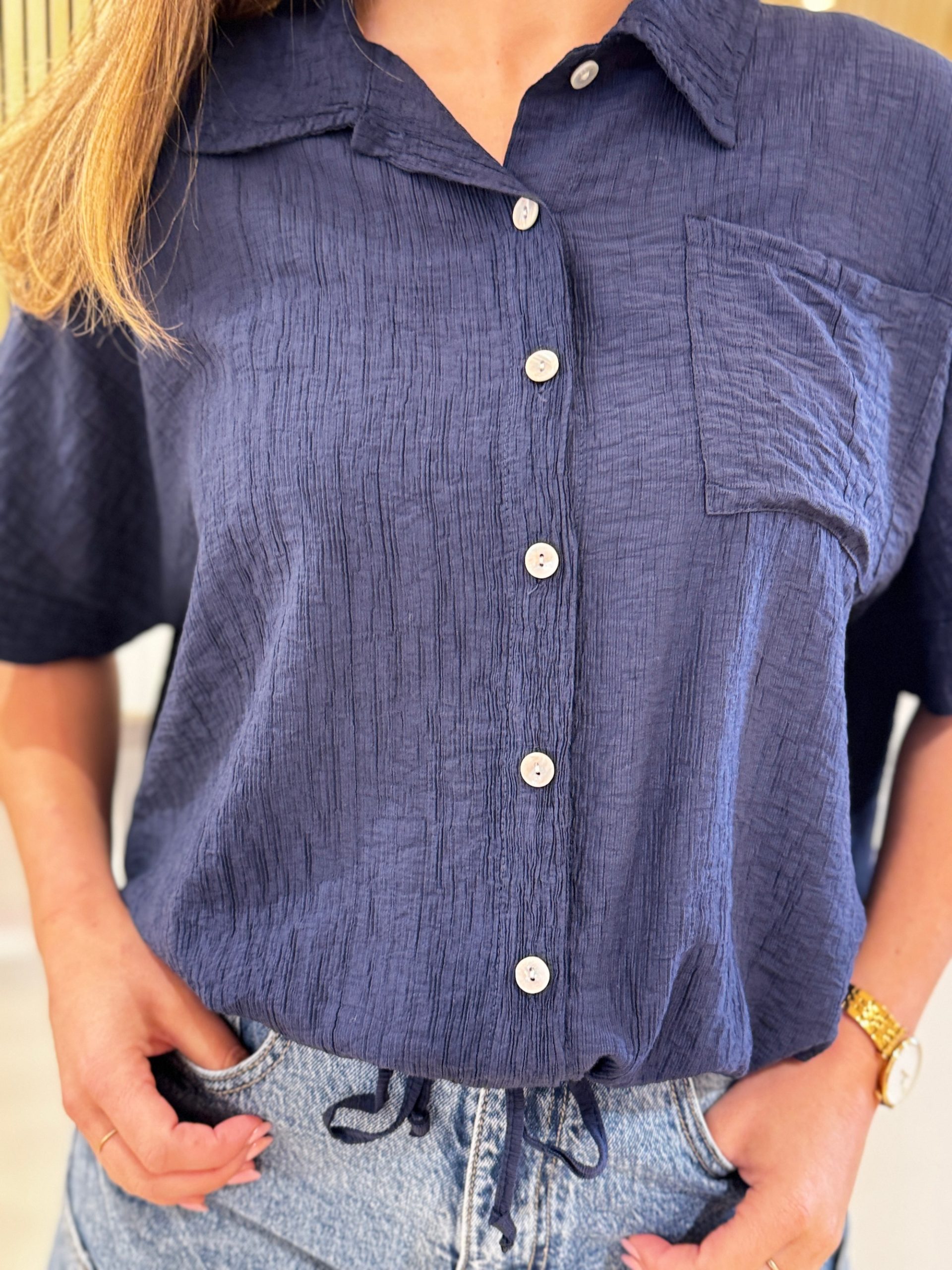 Blousetop Jolee navy - Afbeelding 6