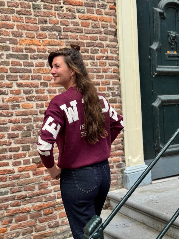 Trui NY bordeaux - Afbeelding 6