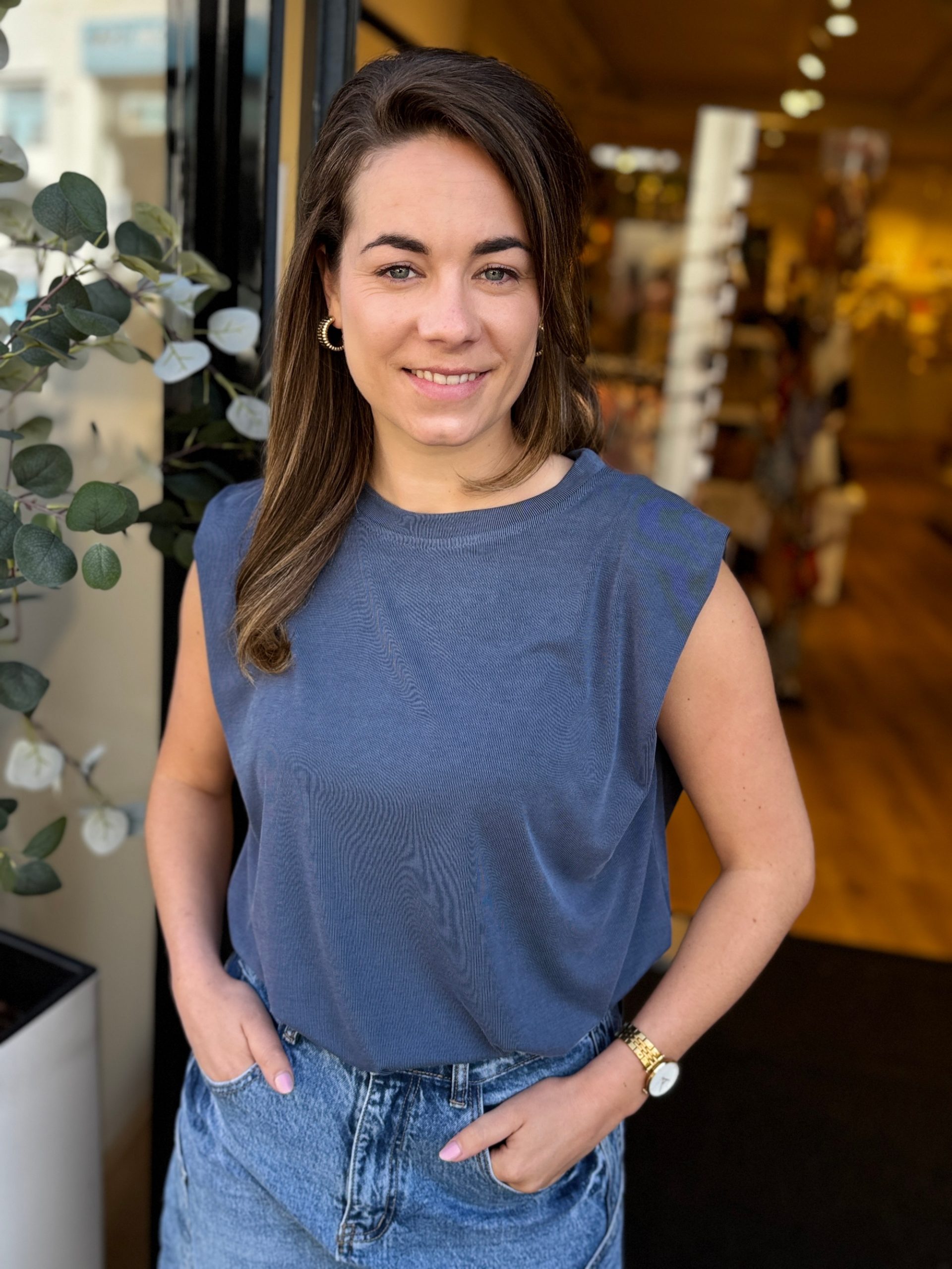 Topje Sam navy - Afbeelding 2