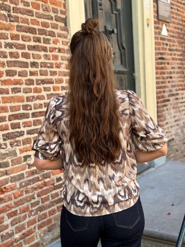 Blouse Lauren taupe - Afbeelding 5