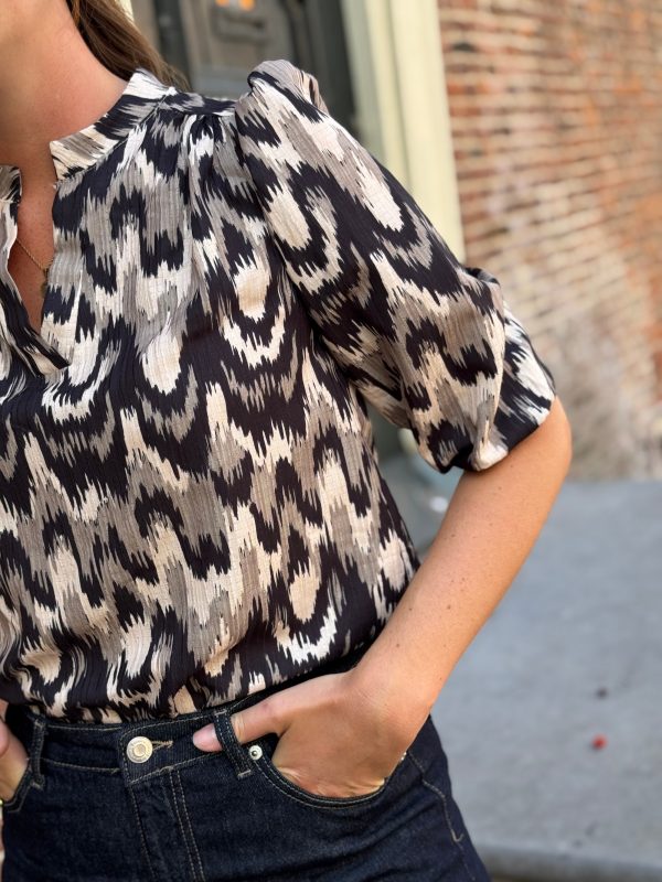 Blouse Lauren zwart - Afbeelding 4