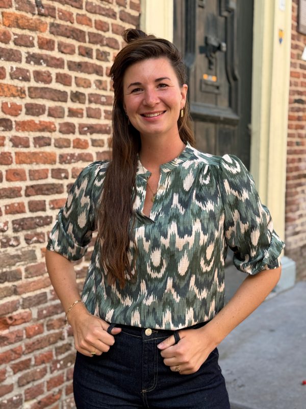 Blouse Lauren groen