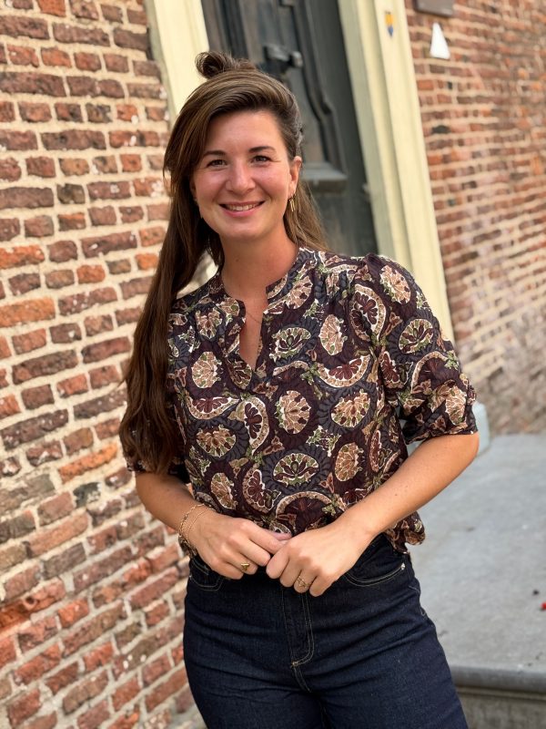 Blouse Dagmar zwart - Afbeelding 4