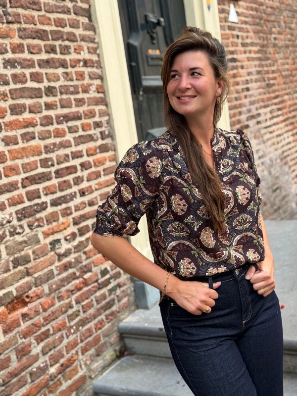 Blouse Dagmar zwart - Afbeelding 5