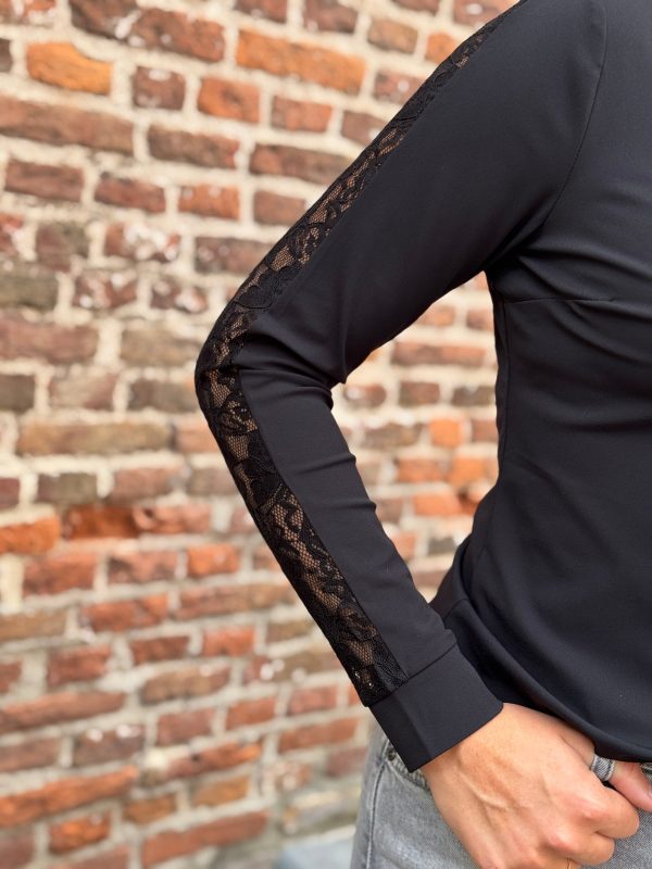 Travelstof blouse Fiene black - Afbeelding 5