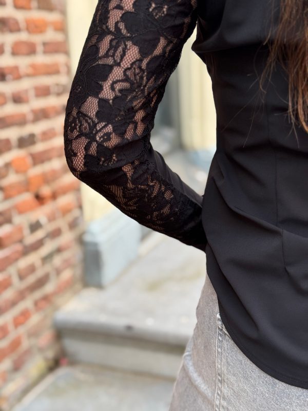 Travelstof blouse Fiene black - Afbeelding 9