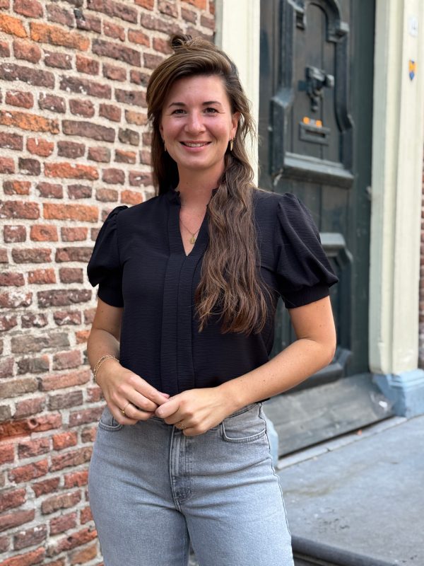 Blouse Kirsten zwart - Afbeelding 2