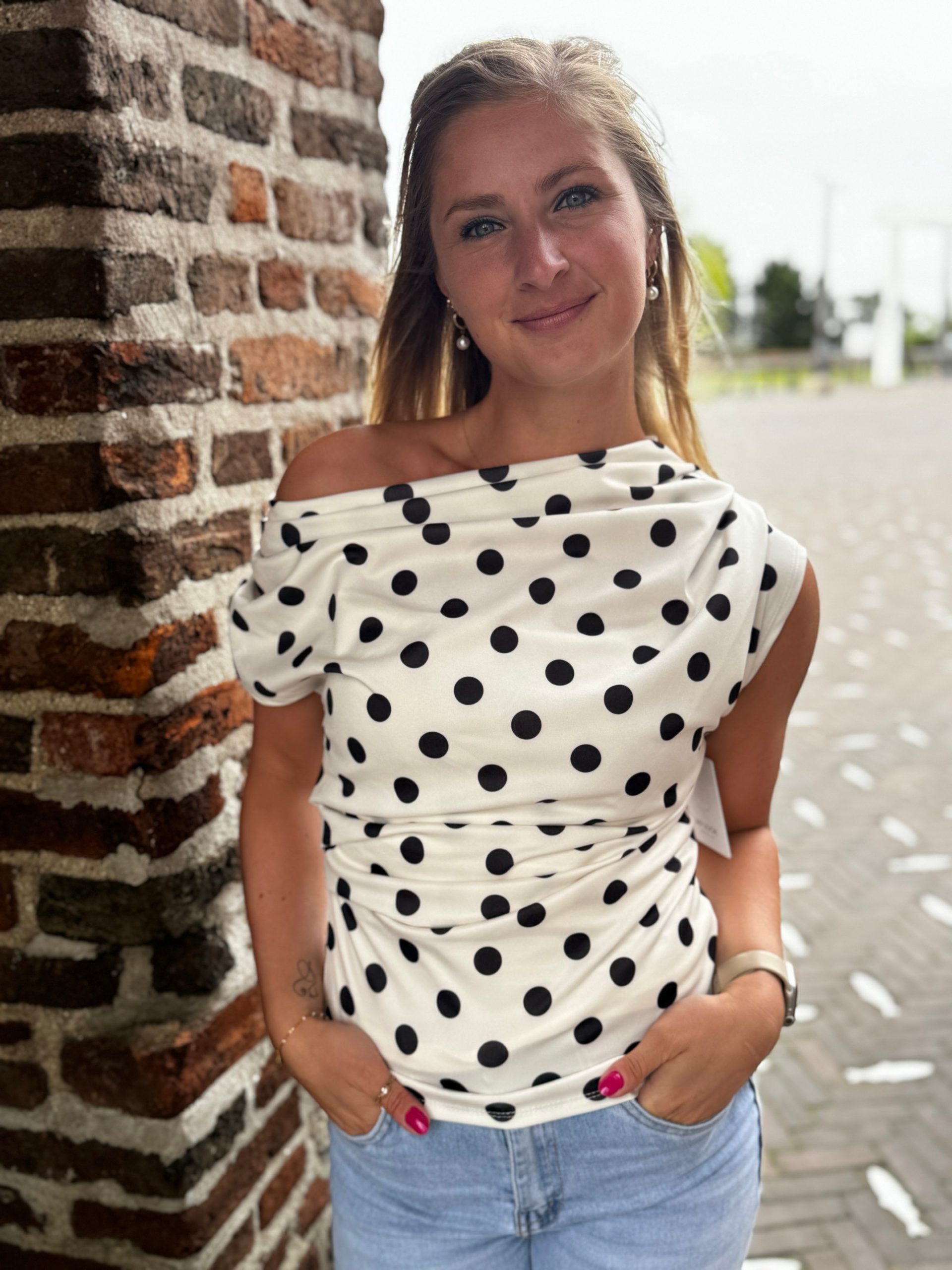 Topje Brenda wit - Afbeelding 3