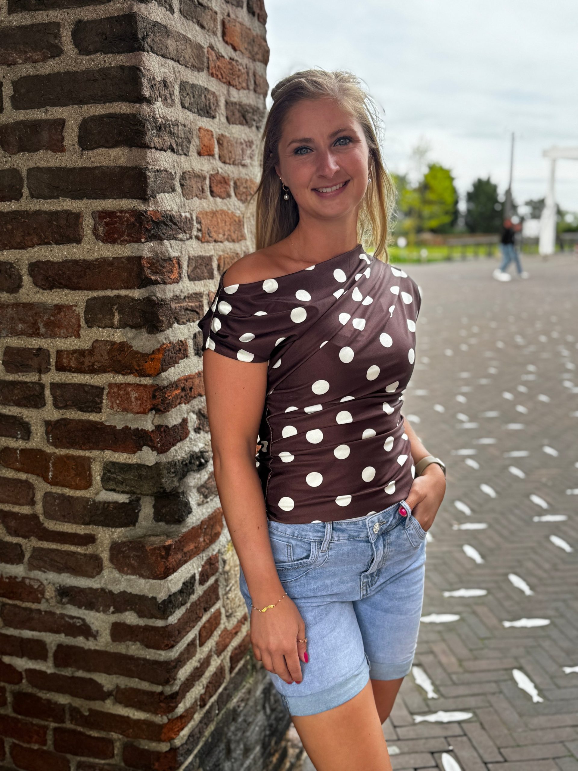 Topje Brenda brown - Afbeelding 3