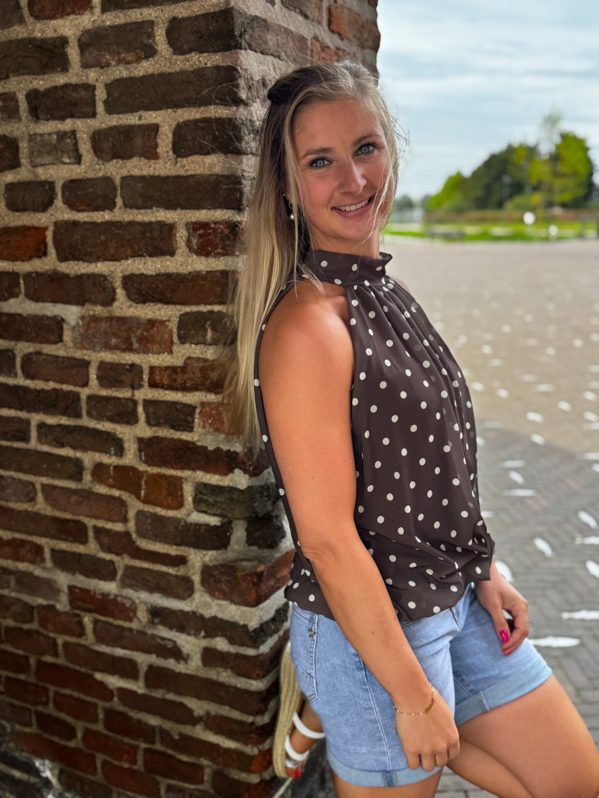 Haltertopje Helene brown - Afbeelding 2