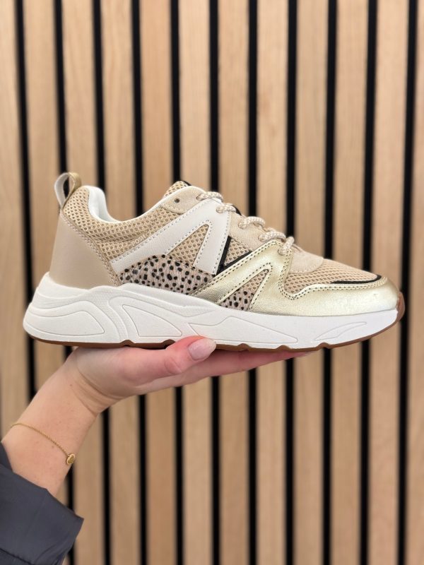 Sneakers beige-gold