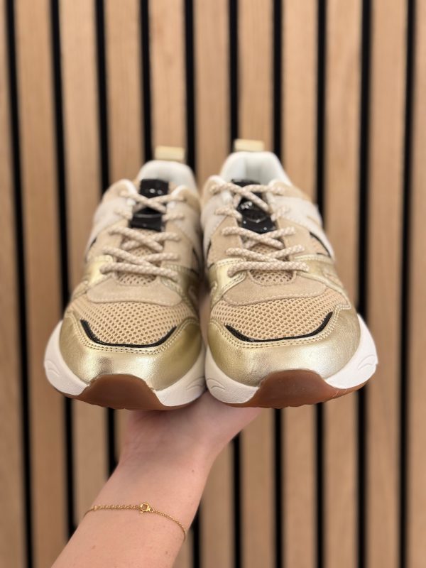 Sneakers beige-gold - Afbeelding 4