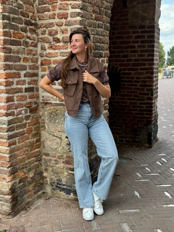 Gilet Emma choco - Afbeelding 4