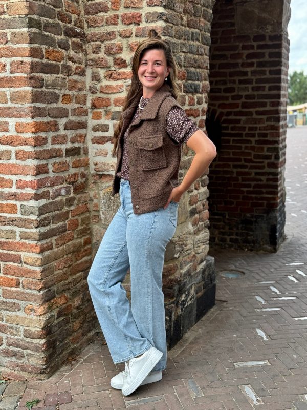 Gilet Emma choco - Afbeelding 3