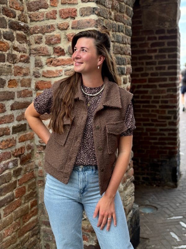 Gilet Emma choco