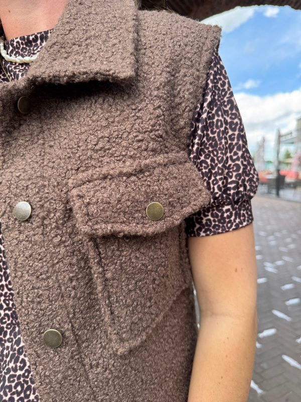 Gilet Emma choco - Afbeelding 6