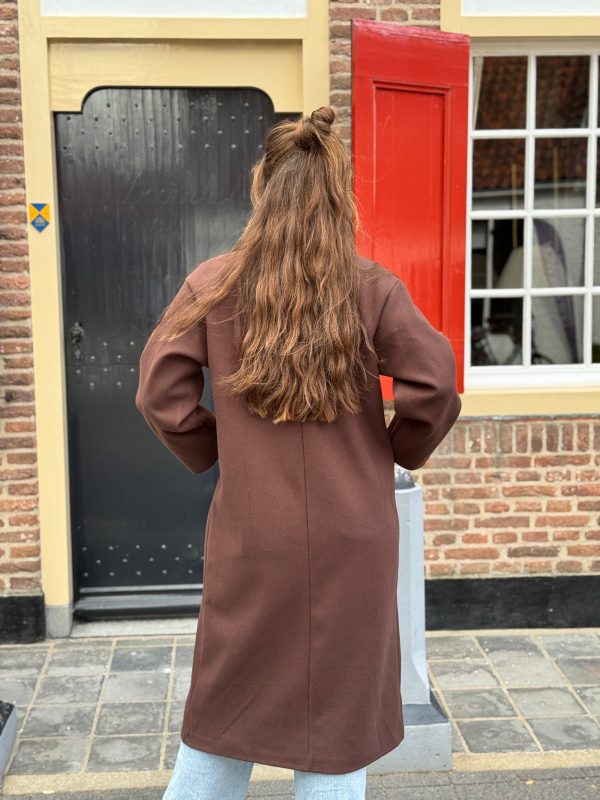 Coat Hanne choco - Afbeelding 5