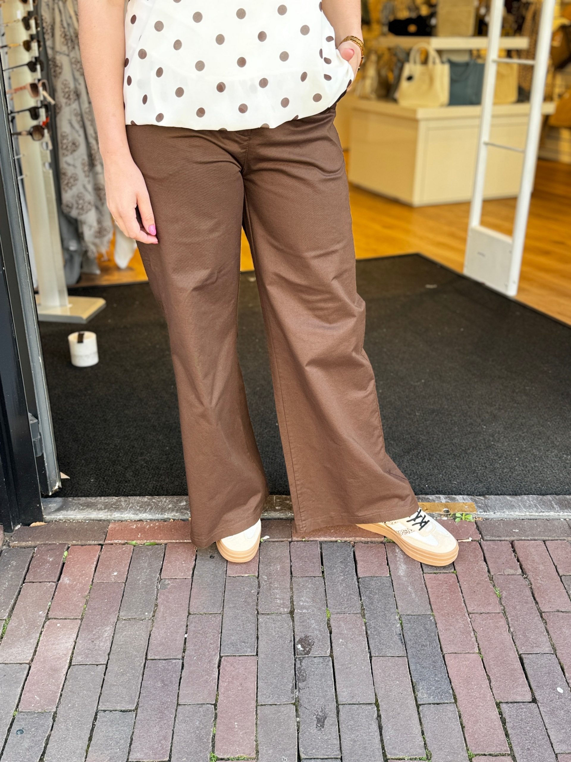 Broek Xanthé choco S/M