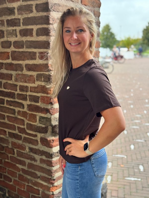 Shirtje Isa choco - Afbeelding 2
