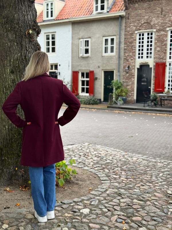 Tussenjas Kim bordeaux - Afbeelding 4