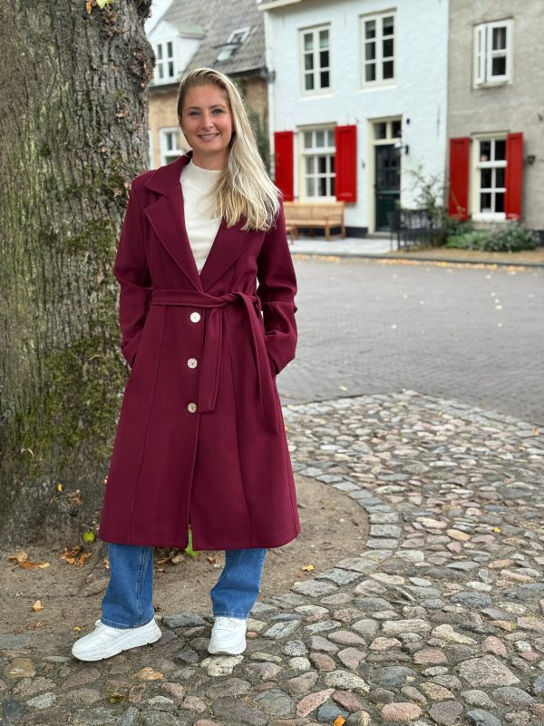 Tussenjas Sari bordeaux