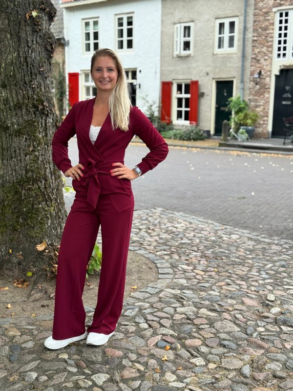 Jumpsuit Rosanne bordeaux