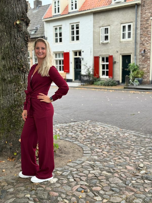 Jumpsuit Rosanne bordeaux - Afbeelding 5