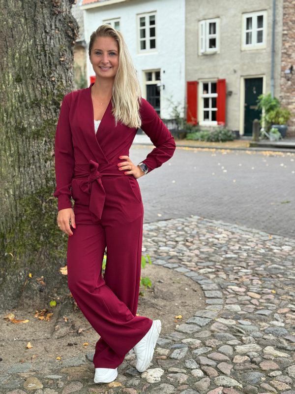 Jumpsuit Rosanne bordeaux - Afbeelding 4