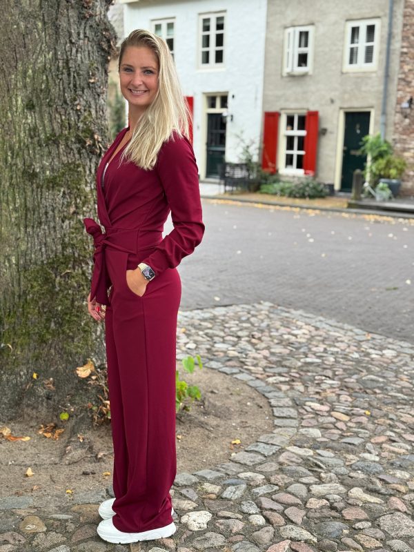 Jumpsuit Rosanne bordeaux - Afbeelding 2