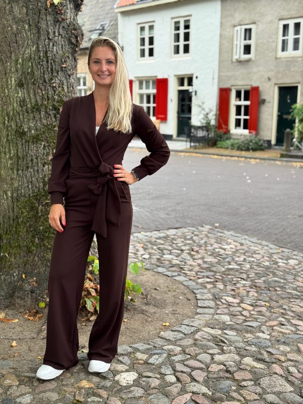 Jumpsuit Rosanne choco - Afbeelding 6