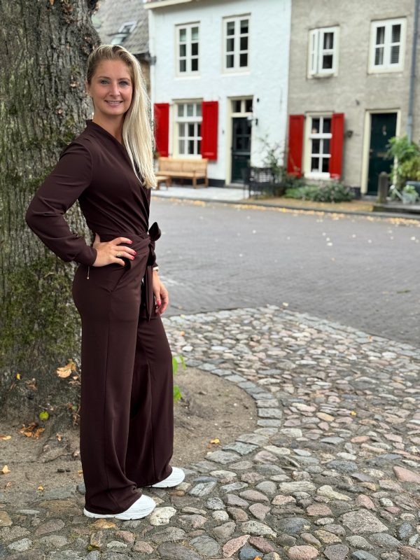 Jumpsuit Rosanne choco - Afbeelding 2