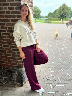 Broek Wendy bordeaux