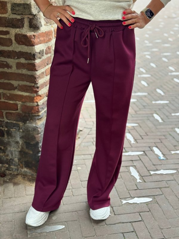 Broek Wendy bordeaux - Afbeelding 3